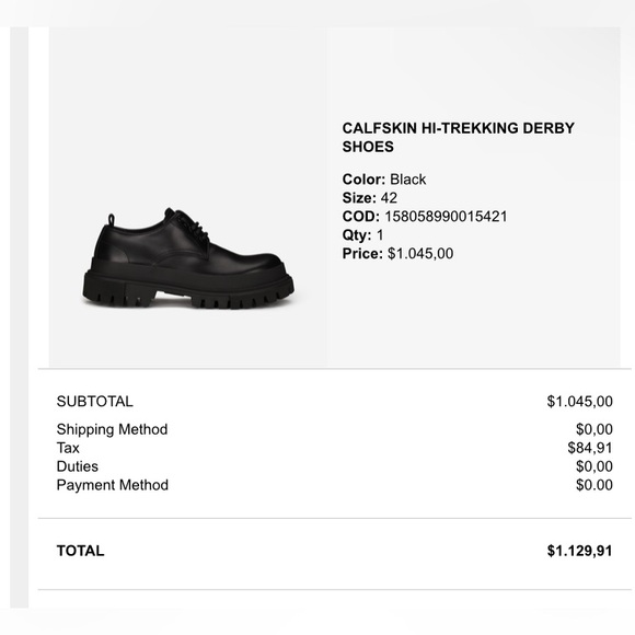 Dolce&Gabbana CALFSKIN HI-TREKKING DERBY SHOES - Picture 3 of 8